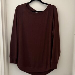Women's maroon Top